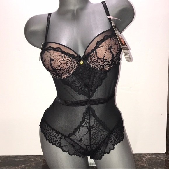 PuSH UP TEDDY Mesh & Lace daisy Fuentes - Picture 2 of 14